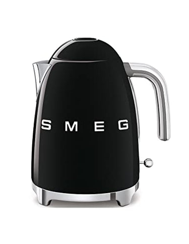 Smeg Electric Kettle KLF03BLEU, Stainless Steel, 1.7 liters, Black on Sale